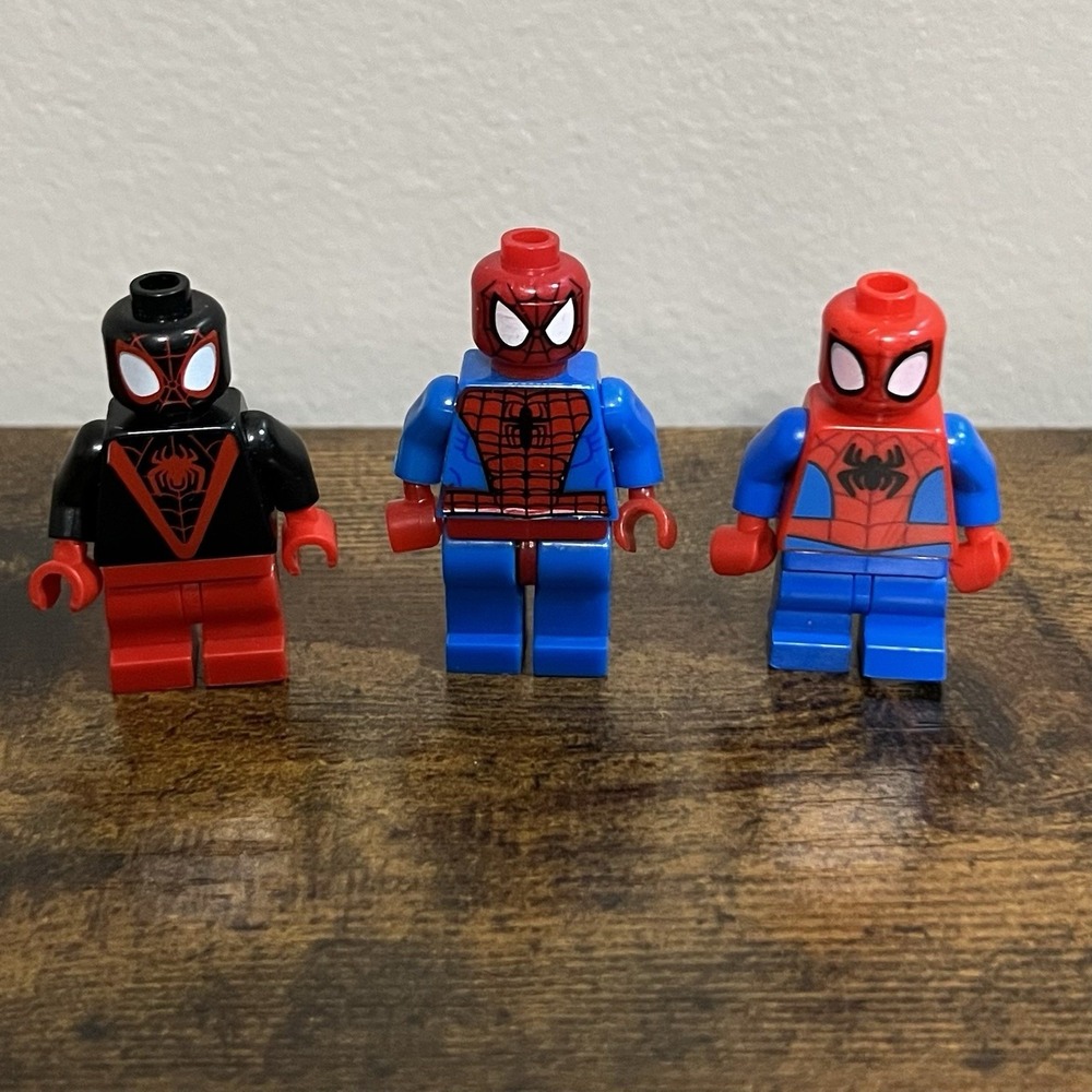 LEGO Marvel Spiderman Minifigures Lot of 3